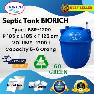 Septic Tank BioRich Kapasitas 6-8 Orang