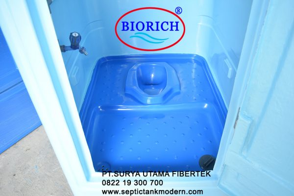 Gambar Toilet Portable BioRich Tipe Premium B toilet portable murah meriah pabrik distributor closet jongkok fiber fibre glass frp wc portabel agen 600x400 Toilet Portable BioRich Tipe Premium B