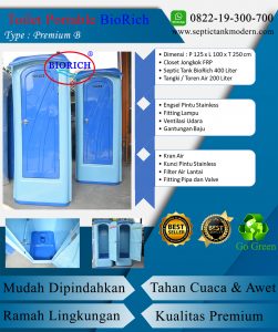 Toilet Portable BioRich Tipe Premium B